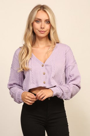 Lilac Cardigan